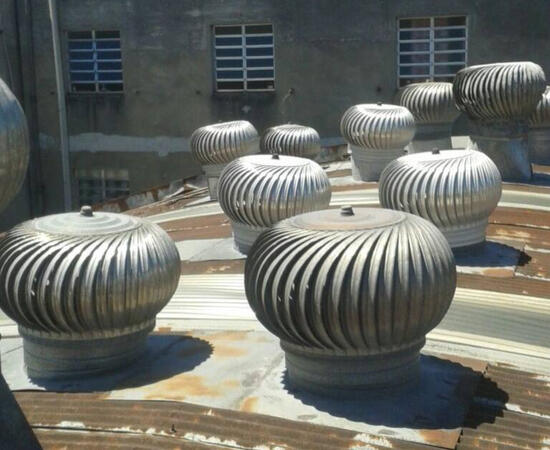 Manutenção geral nos Exaustores eólicos